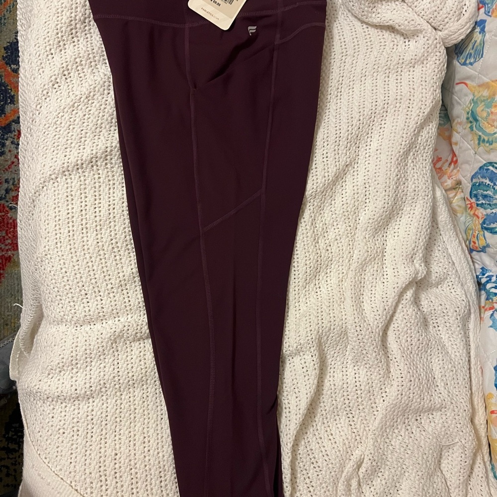 Fabletics Purple High-Waisted Leggings - Picture 4 of 4